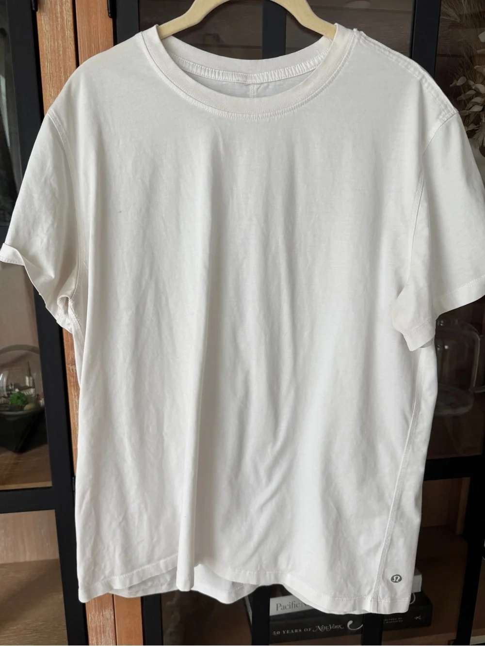 Lululemon All Yours Boyfriend Tee crewneck oversized short sleeve tshirt White